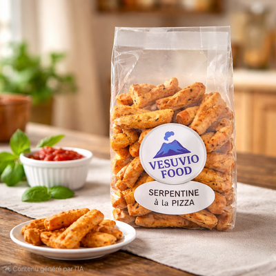 Taralli serpentine pizza